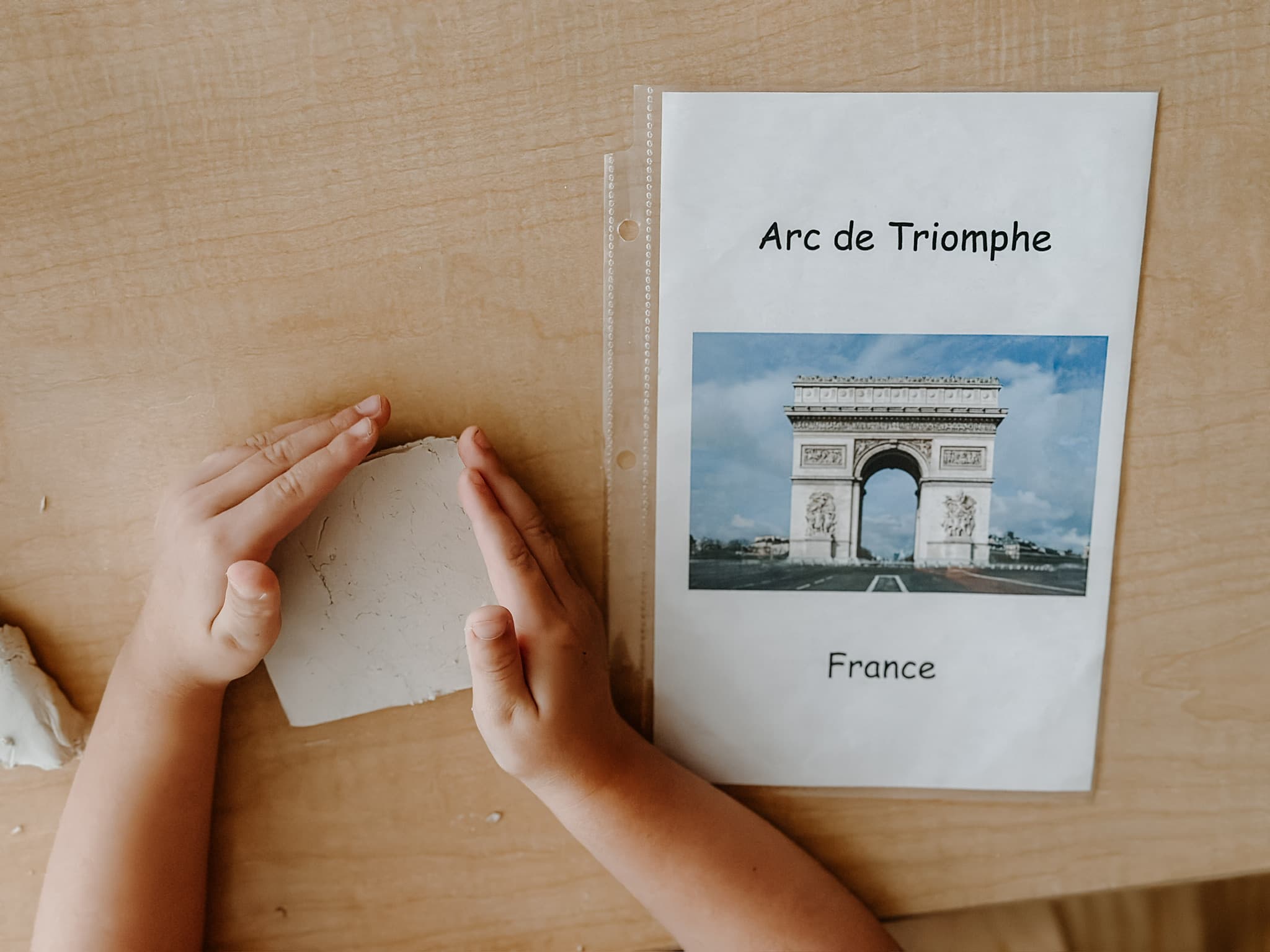 Warm classroom scene with materials and light